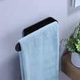 thumbnail image 2 of YIGII Hand Towel Holder/Hand Towel Bar - Black Face Towel Holder Self Adhesive Towel Ring for Bathroom, Stainless Steel, 2 of 5