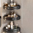 thumbnail image 7 of Weloille Corner Storage Box Punch-Free Wall Shelfbathroom Shelf Storage Rack Bathroom Tripod Wall-Mounted Corner Seamless Organizer, 7 of 7