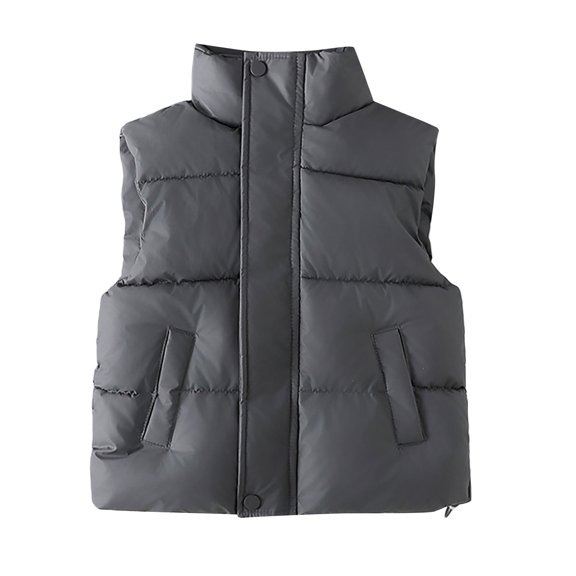 Kids Years Girls Puffy Vest Years Lightweight Sleeveless Outerwear Vests Years Kids Winter Clothes Girls Vests Years 7-8 Years