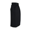 thumbnail image 2 of Pre-Owned Escada Wrap Over Style Midi Skirt in Black Wool, 2 of 2