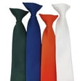 thumbnail image 6 of Stylish Solid Color Clip On Neck Tie with Quick Fastening for Men and Women, 6 of 21