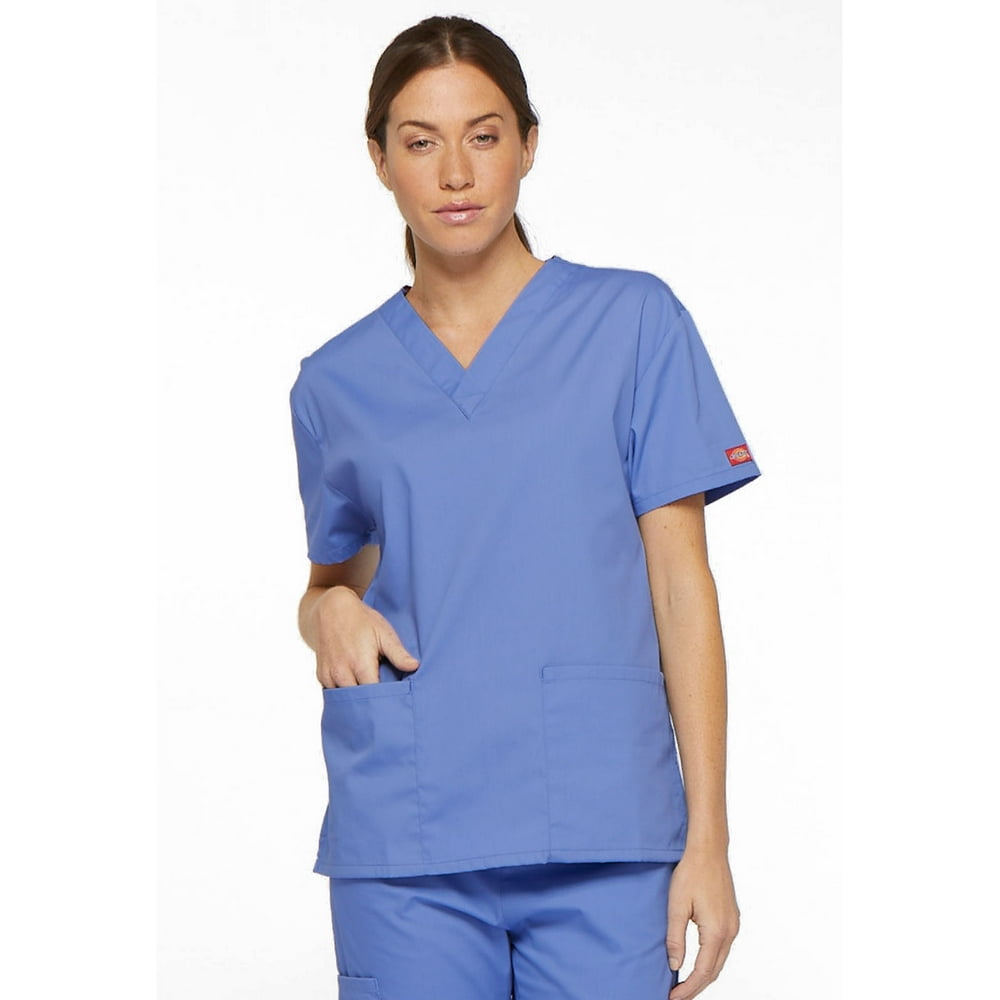 Dickies Dickies EDS Signature Scrubs Top for Women VNeck 86706, XXS