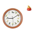thumbnail image 1 of Reloj de pájaro melódico, decoración y figura de bolsa de dinero de prosperidad para la cocina, paredes del hogar, Festival de Primavera, regalo de añ, 1 of 8