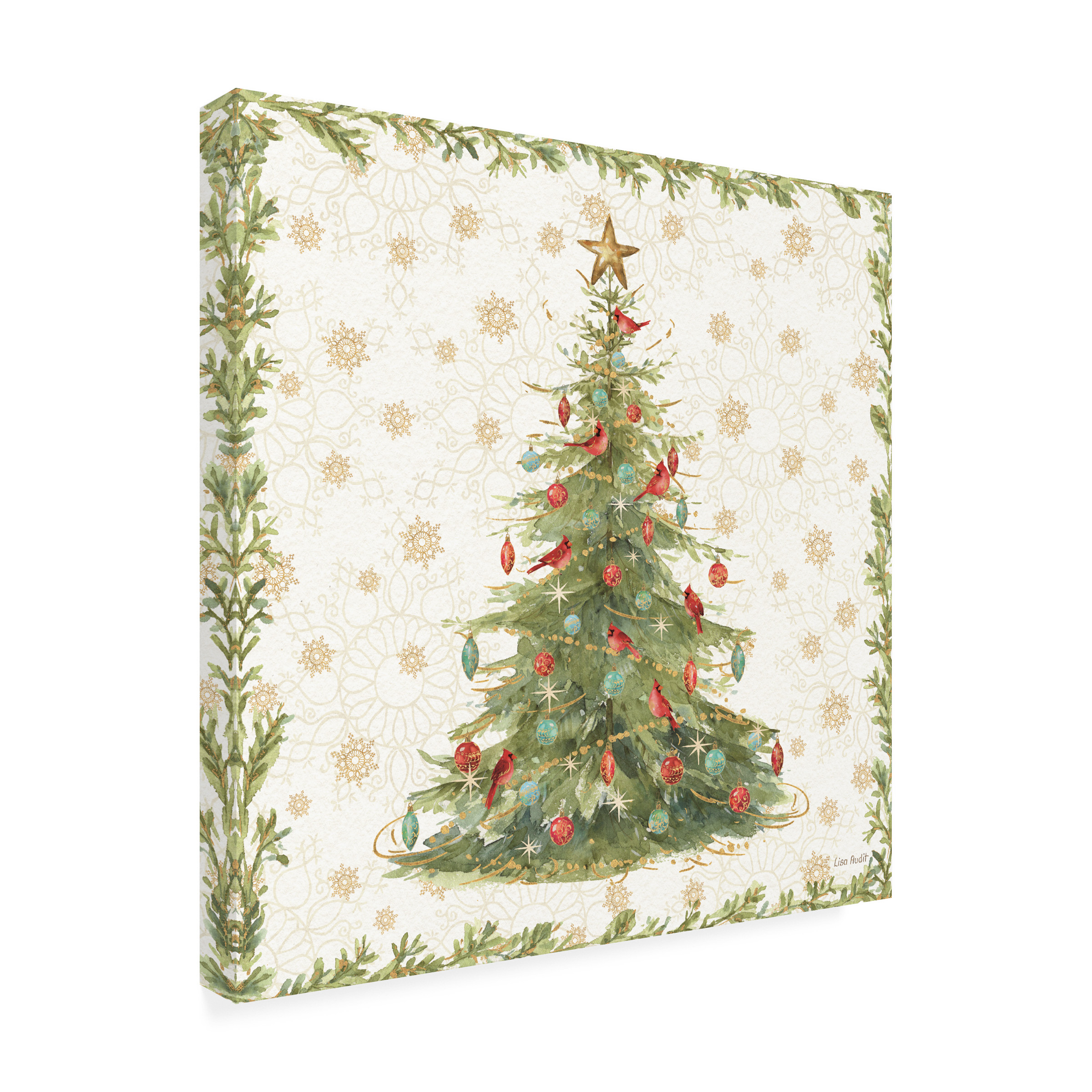 Trademark Fine Art 'Precious Holiday I' Canvas Art by Lisa Audit