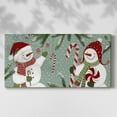 thumbnail image 2 of Peppermint Snowman Collection D- Gallery Wrapped Canvas, 2 of 9