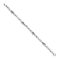 thumbnail image 2 of Primal Gold 14 Karat White Gold Amethyst Bracelet, 2 of 4