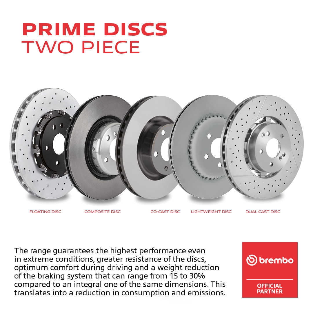 Brembo 09.B537.11 PRIME Disc Brake Rotor
