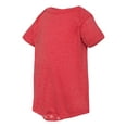 thumbnail image 2 of Rabbit Skins 4405 Infant Vintage Fine Jersey Bodysuit, 24M, Vintage Red, 2 of 3