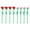 Assorted Color 1, variant on Zoyueyie 8Pcs Artificial Flower Home Flower Bouquet Decor Plush Rose Ornament Scene Layout Bouquet