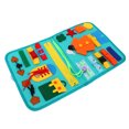 thumbnail image 3 of Oubit Montessori Busy Board,Busy Board Portable Bright Busy Board Toddler Busy Board Meticulously Designed, 3 of 9