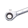 thumbnail image 4 of Llave de vaso de doble extremo con trinquete (8x10mm) herramientas de spanner métrico de 72 dientes de 12 puntos, CR-V, 4 of 5