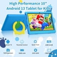 thumbnail image 2 of Refurbished AEEZO Kids Tablet, 10-Inch IPS Display with Low Blue-Light, Android 13, Quad-Core Processor, 6GB RAM, 64GB Storage Expandable to 128GB, Dual Cameras, Pink Silicone Case, 5000mAh Battery, 2 of 4