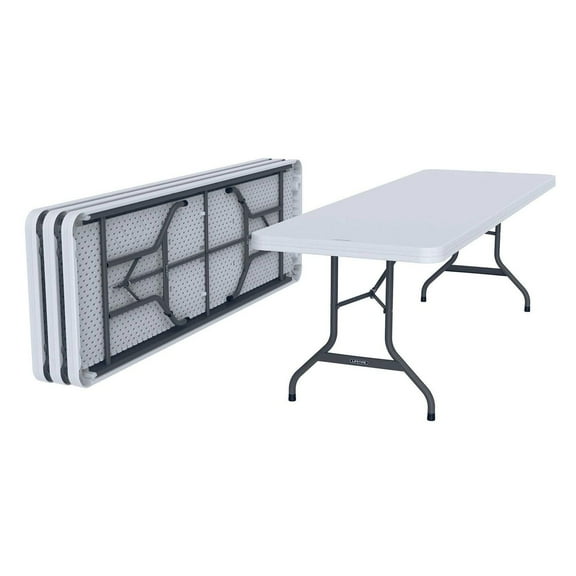 Lifetime 8' Commercial-Grade Folding Table - 4 Pack, Choose a Color