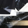 thumbnail image 5 of Black Shower Curtain, Marble Shower Curtain, Shower Curtain Black, Shower Curtain Marble, Black Marble Shower Curtain Set with 12 Hooks, Bathroom Decor, 72Wx84H, 5 of 6