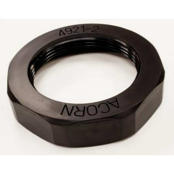 ACORN 4921002000 Plastic Drain Nut, Black