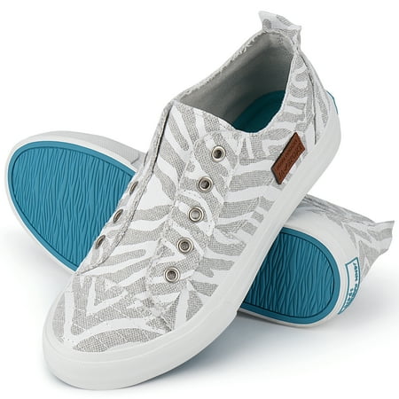 JENN ARDOR Women Canvas Sneakers Non Slip Fashion Casual Shoes
