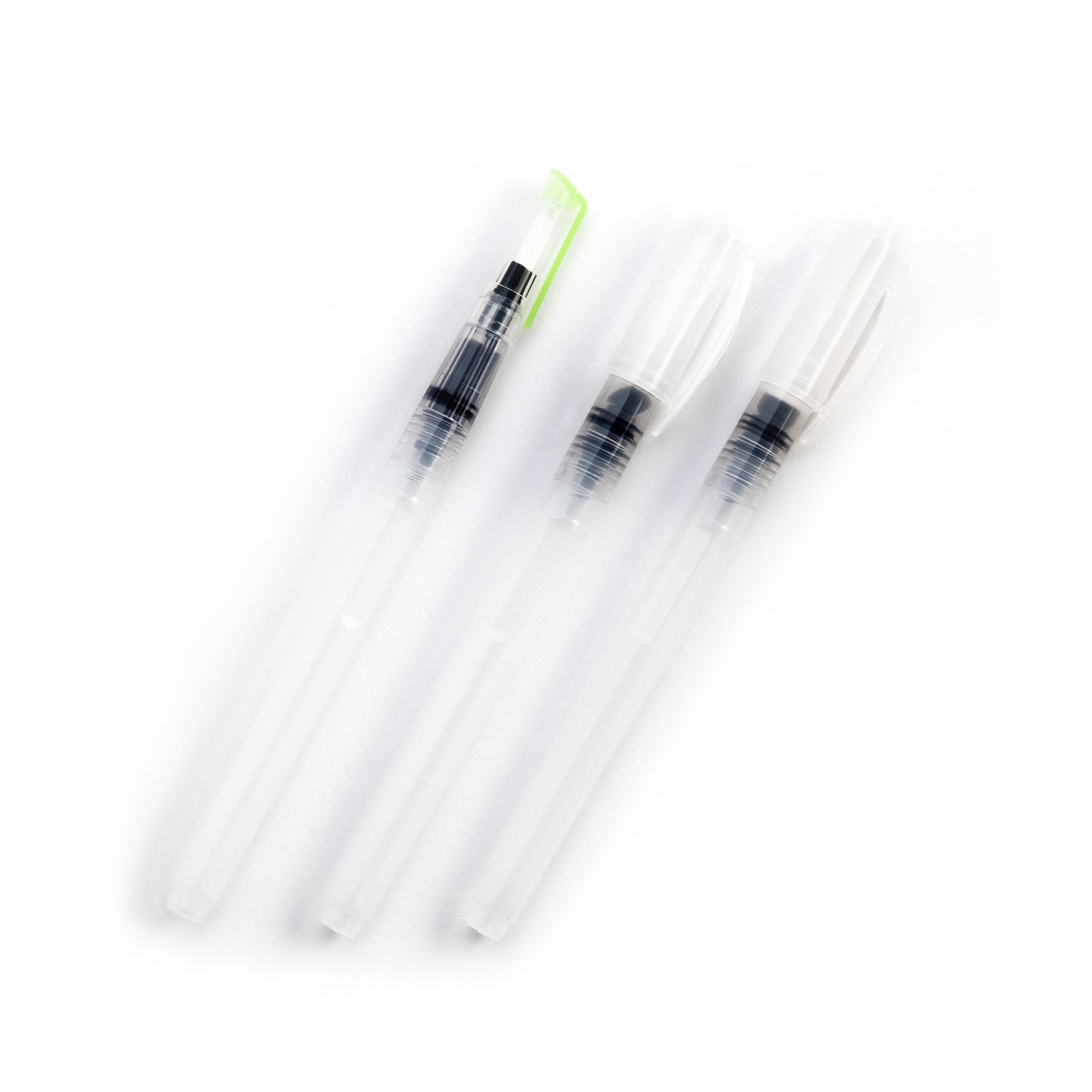 Royal & Langnickel Essentials Aqua-Flo Refillable Flat Paint Brush Pens 3-Pack