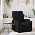 thumbnail image 1 of vidaXL Fauteuil Inclinable de Massage en Similicuir Noir, 1 of 5