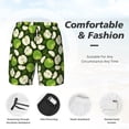 thumbnail image 3 of Fotbe Green Fruit Men’s Swim Trunks Quick Dry Swim Shorts Board Shorts with Mesh Lining-Large, 3 of 6