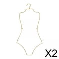 thumbnail image 1 of 2 Perchas Para Trajes De Baño, Perchas Para Lencería, Perchas Para Boutiques De Ropa De Playa, Para Adultos, Color Dorado, 1 of 10