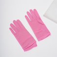 thumbnail image 4 of ManxiVoo Thin Stretch Gloves for Women Sheer Elegant Hand Covers for Formal Events Performance Church and Special Occasion Accessories Pink, 4 of 4