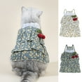 thumbnail image 1 of Dream Lifestyle Puppy Dress Sling Adorable Breathable Cosplay Dress-up Cherry Decor Decorating Summer Small Dog Princess Cosplay Costume for Party, 1 of 8