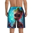 thumbnail image 4 of I Am Groot Mens Swim Trunks Quick Dry Board Shorts Beach Shorts Swimwear Bathing Suits, 4 of 8