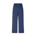thumbnail image 5 of bnaln Two Piece Sets for Women Summer Vacation Travel Outfits V Neck Loose Sleeveless Tank Tops Wide Leg Pants Tracksuit Soft Cozy Loungewear Casual Sweatsuit Matching Lounge Sets, 5 of 9