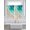 Turquoise, variant on Blue Gradient Beach Living Room Curtains 2 Panel, Watercolor Coastal Seaside Waves Ombre Cafe Window Treatment, Extra Long Farmhouse Bedroom Bathroom Kitchen Curtains Drapes 104"x72"