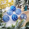 thumbnail image 5 of Hwkond Christmas Tree Decorations Clearance Hot Christmas Balls Indoor Outdoor Venue Decoration Gift Balls Christmas Tree Decoration Christmas Balls(Blue,2.76in), 5 of 5
