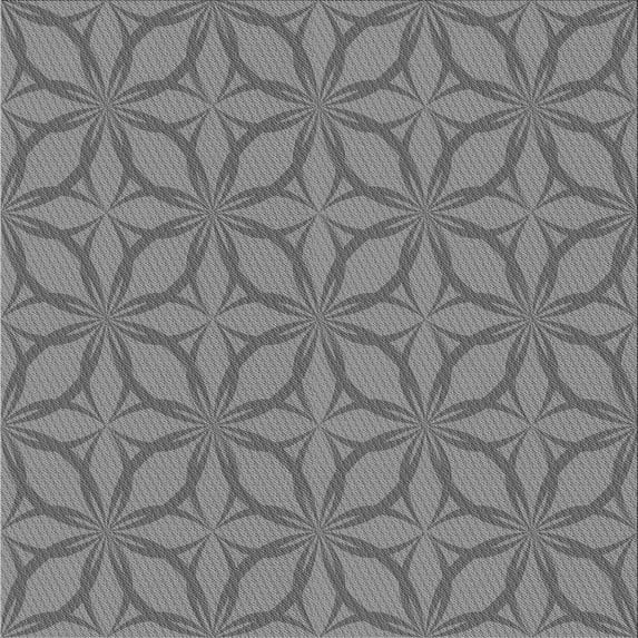 Ahgly Company Machine Washable Indoor Square Transitional Ash Gray Area Rugs, 8' Square