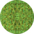 thumbnail image 1 of Ahgly Company Indoor Round Persian Green Traditional Area Rugs, 4' Round, 1 of 1