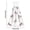 Striped Bow, variant on Dailycode Kitchen Wash Cloths with Hanging Loops Absorbent Absorbent Quick Drying Hand Towels, 2 Pack, Barrel Wine House