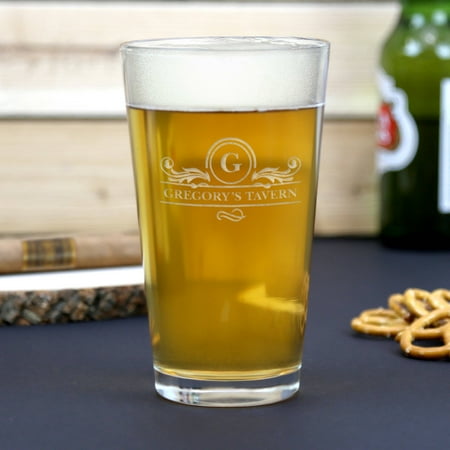 - Personalized Tavern Beer Pint Glass, 16 oz