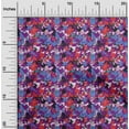 thumbnail image 2 of oneOone Rayon Purple Fabric Abstracts Craft Projects Decor Fabric Printed By The Yard 56 Inch Wide, 2 of 5