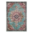 thumbnail image 3 of Unique Loom Medici Collection Area Rug - Valencia (7' 1" x 10' Rectangle Light Blue/Beige), 3 of 7