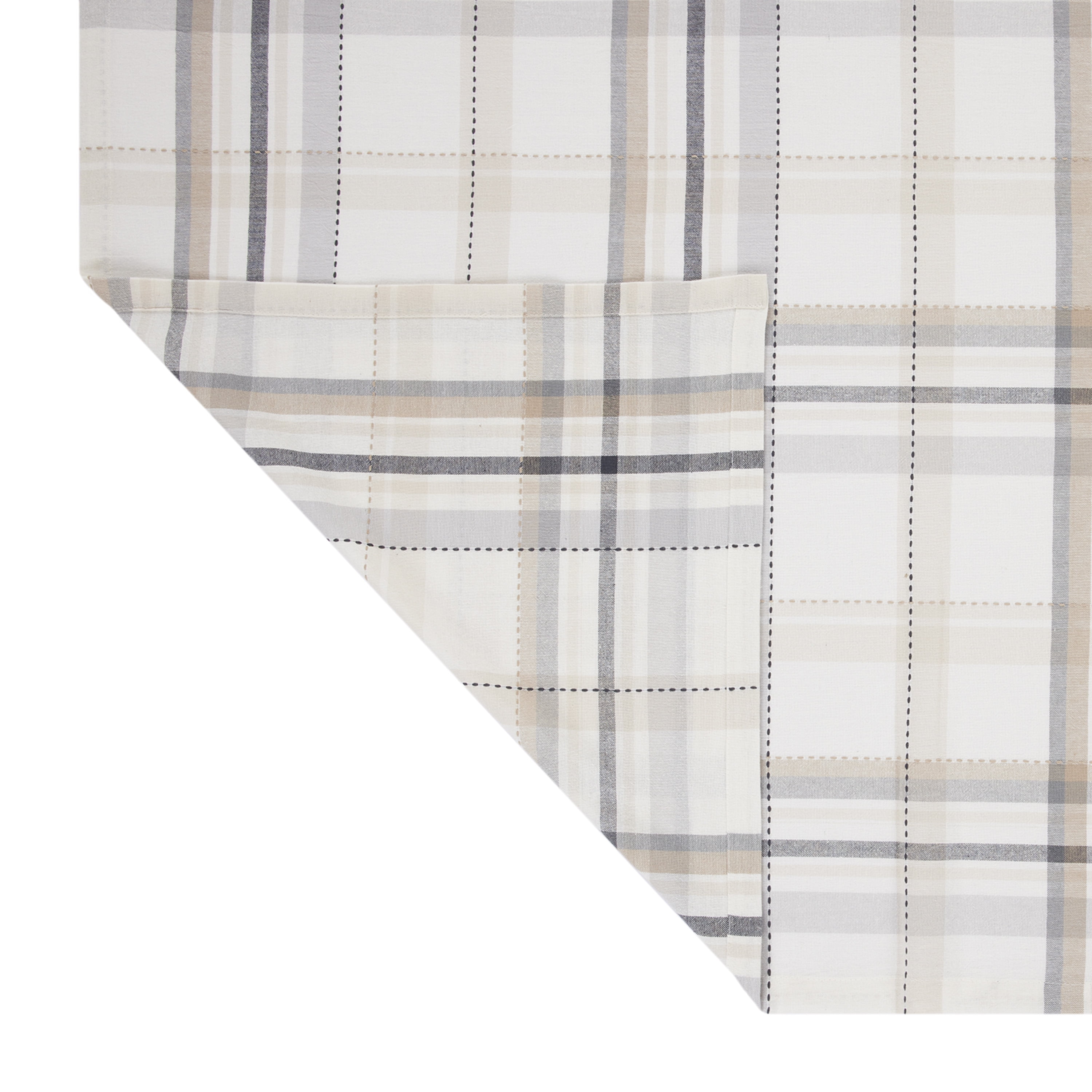 (2 pack) Better Homes & Gardens Woven Monday Plaid Table Cloth - Multi Color - 60" x 84"