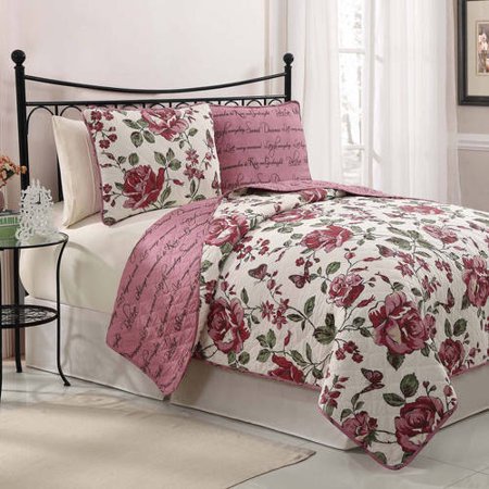 UPC 735732884627 product image for ***DISCONTINUED*** Victoria Classics Bella Red 3-Piece Reversible Printed Quilt  | upcitemdb.com