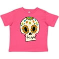 thumbnail image 3 of Inktastic Smiling Sugar Skull for Day of the Dead Boys or Girls Toddler T-Shirt, 3 of 5