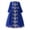 Blue*, variant on RUTAYY Children Girls Dress Long Sleeve V-Neck Party Embroidery Sequins Gown Comfortable Breathable Travel Vacation Dresses
