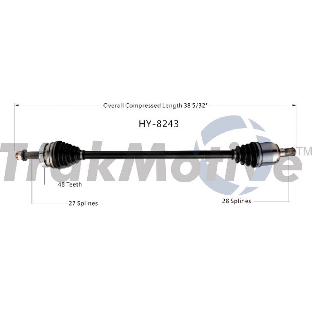 OE Replacement for 20112014 Hyundai Sonata Front Right CV Axle Shaft