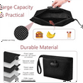 thumbnail image 2 of Money Bag with Lock, Lockable Cash Bag, Waterproof Bank Bag with Zipper and Lock for Cash, Cell Phone B, 2 of 8