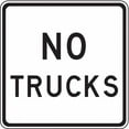 thumbnail image 2 of Lyle No Trucks Traffic Sign,24" x 24" R5-2A-24HA, 2 of 2