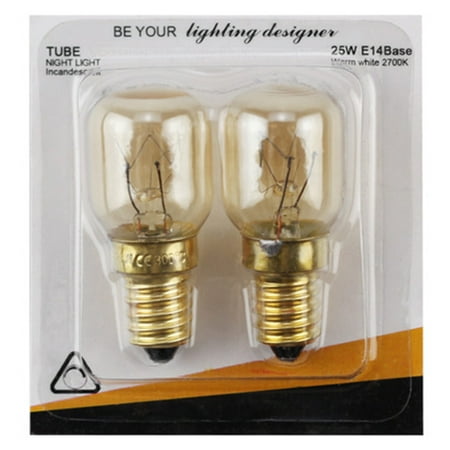 

2pcs 220V E14 300 Degree High Temperature Resistant Microwave Oven Bulb Cooker Lamp Lighting Bulb 15/25W