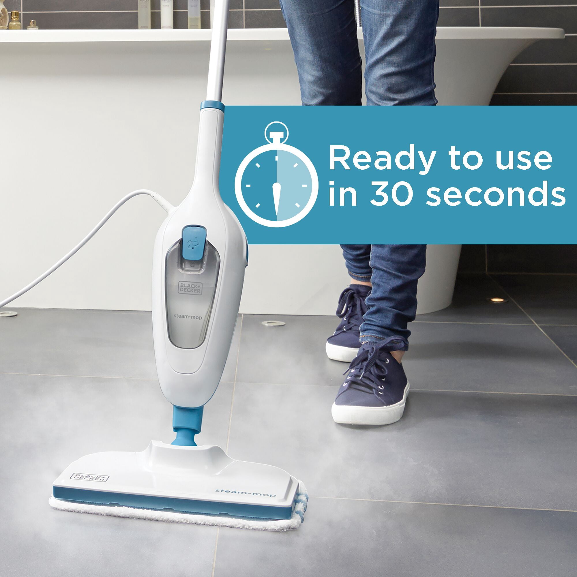 BLACK+DECKER Classic Steam-Mop HSM13E1