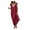 Wine Red, variant on Seductiva Clearance Nightgowns for Women Womens Short Sleeve V Neck Homewear Pajamas Long Dress Nightgowns Sleepwear Ultra-Soft Nightgown Sleep Dress