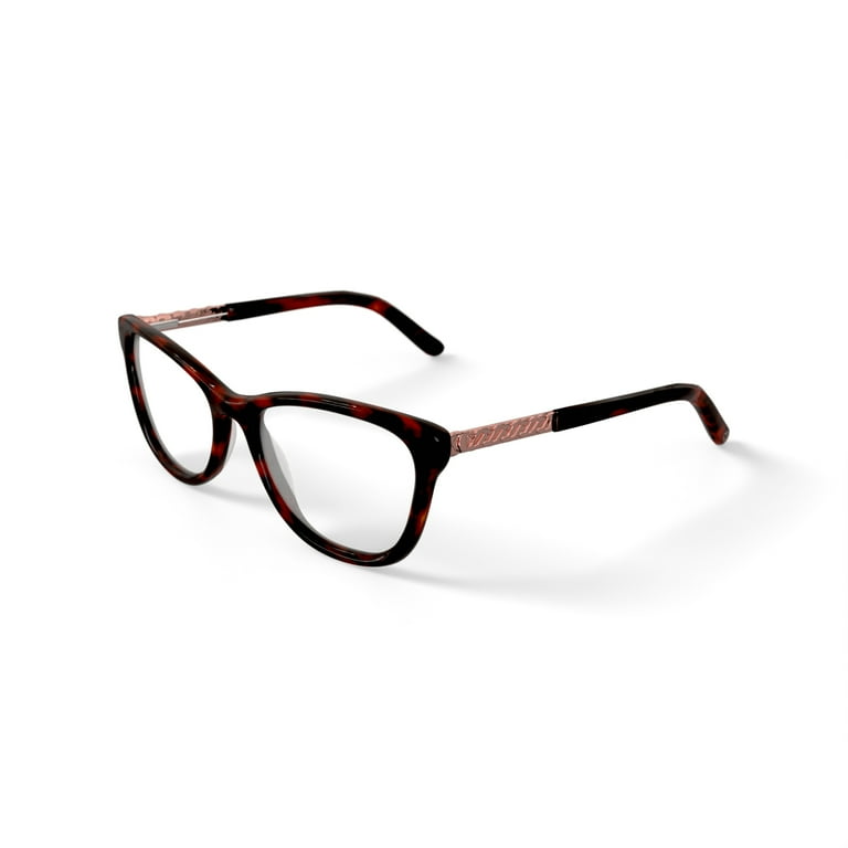 Hard Candy Women's HC269 Cat Eye Prescription Eyeglasses with Case