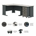 thumbnail image 3 of Series A 48W Corner Desk with 36W Return & Mobile File in White -Engineered Wood, 3 of 6