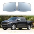 thumbnail image 2 of Para 2009-2019 RAM 1500 2500 Puerta lateral izquierda derecha con calefacción Espejo retrovisor Lente de vidrio, 2 of 5
