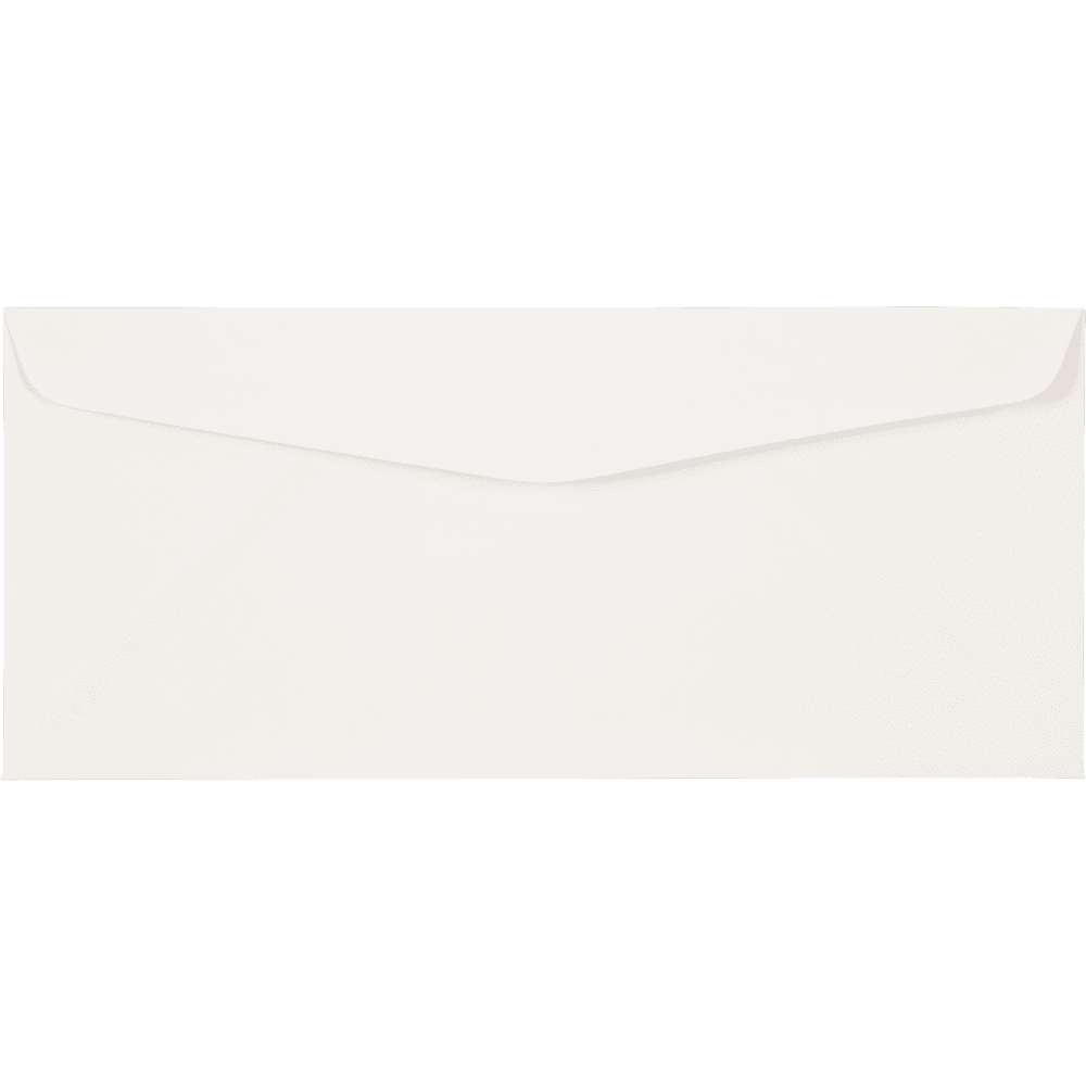 LUXPaper #10 Regular Envelopes, 4 1/8 x 9 1/2, Ultimate White, 500/Pack